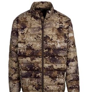 Never Worn! Cabella’s Camouflage Northern Flight Puffy Jacket for Men